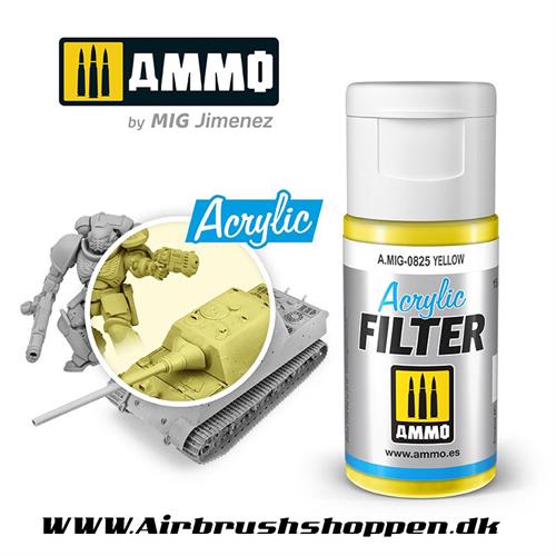 A.MIG 0825 Yellow Akryl filter 15 ml